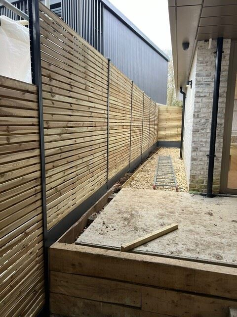 Durapost fence installation in Reading